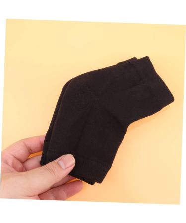 POPETPOP 2 Pairs Mens Stocking Heel Socks Heel Moisturizing Socks Gel Heel Sleeves moisturizing Socks Lined Socks Men Stocking Stuffers for Guys Gel Foot Socks Day and Night Torn Socks Man - Buy Online on GoSupps.com