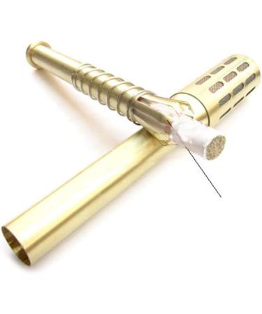 Buy Healifty Moxibustion Massage Brass Moxa Stick Roller - Improve Blood Circulation (Gold) | Fast Global Shipping - Buy Online on GoSupps.com