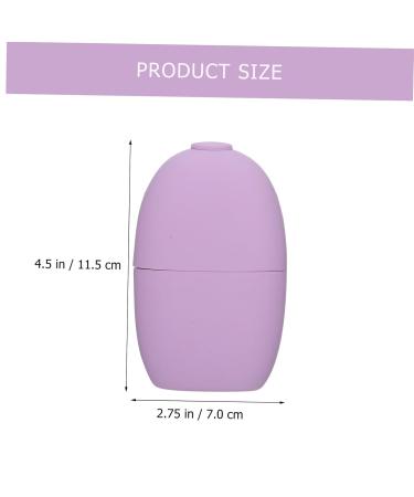 Balacoo Silicone Face Ice Roller - Cooling Facial Massage Globes for Eyes - Purple Silica Gel - 11.5x7cm - Buy Online on GoSupps.com