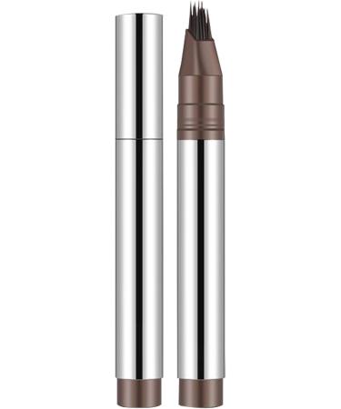 shuhauk Eyebrow fountain pen 2in1 eyebrow pencil Long Lasting Smudge Resistant Beauty Supplies Waterproof Hairline Pen for Photo Shoots Special Occasions 2 Yellow Brown - Buy Online on GoSupps.com