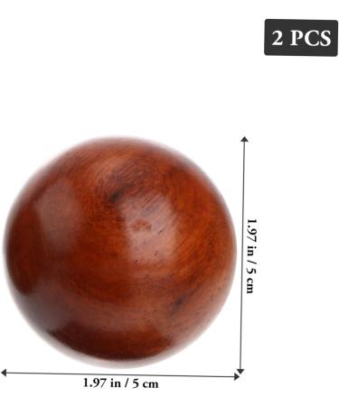Beavorty Handball Massage Fitness Ball Stress Relief & Hand Training Wooden Balls for Adults | Gymnastics & Exercise Tools - Buy Online on GoSupps.com