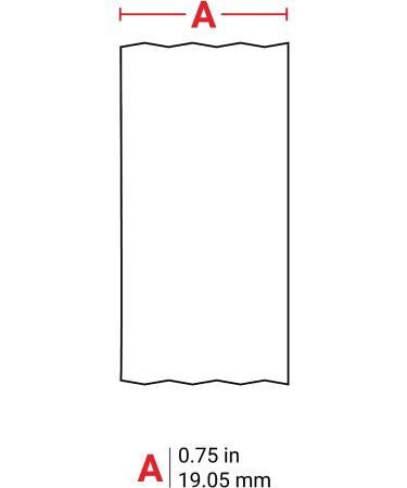 Brady Authentic (M21-750-499) Multi-Purpose Nylon Label for General ID Wire Marking and Lab Black on White- Designed for M210 M210-LAB M211 BMP21-PLUS and BMP21-LAB Printers .75 W 16' L M21-750-499 Label Tape - Buy Online on GoSupps.com