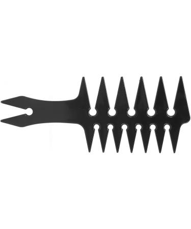 Wide Tooth Hair Comb Double Sided Oil Styling Comb for Men Portable ABS Material (Black) - Buy Online on GoSupps.com