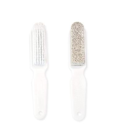 Foot Bristle Brush & Pumice Stone Combo for Exfoliation & Callus Removal - Body & Feet Scrubber for Smooth Skin - Ideal for Massage, SPA & Sauna by DreamCut - Buy Online on GoSupps.com