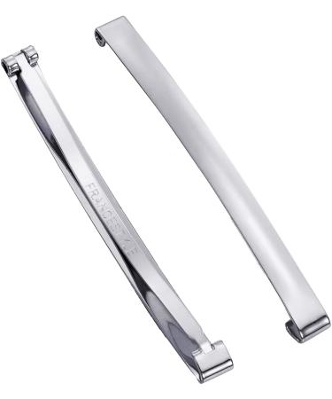 20PC Silver Hair Clips for Women - French Barrettes Mini Hair Extensions & Creaseless Accessories - Buy Online on GoSupps.com