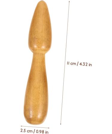 CLISPEED 2 Wooden Acupressure Sticks for Foot Massage - Light Brown - 11x2.5cm - International Shipping Available - Buy Online on GoSupps.com