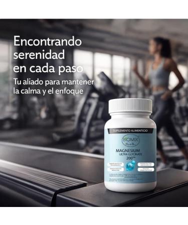 Biomix Magnesium Ultra Glycinate 200 200 mg Elemental Magnesium per Capsule 90 Vegan DRcaps 45 90 Day Supply Highly Bioavailable Gentle on Stomach No Oxide Gluten Free Non-GMO - Buy Online on GoSupps.com