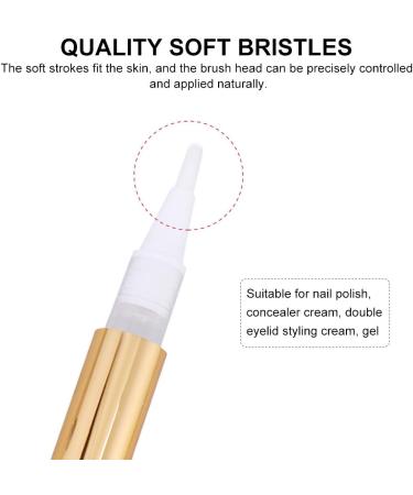 Lot de 2 Tubes Tubes en Aluminium Vides de 3 Ml pour Gloss L vres et Vernis Ongles Applicateur Stylo Huile pour Ongles Contenant Cosm tique Portable pour Couleur Al atoire - Buy Online on GoSupps.com