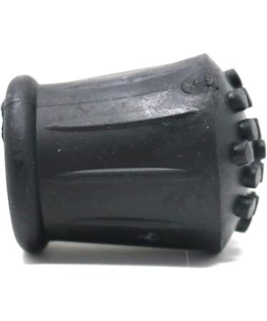 fiXte Heavy Duty 19mm Black Rubber End Ferrule for Walking Stick Cane Crutch Hiking Pole (Pack of 4) - Buy Online on GoSupps.com