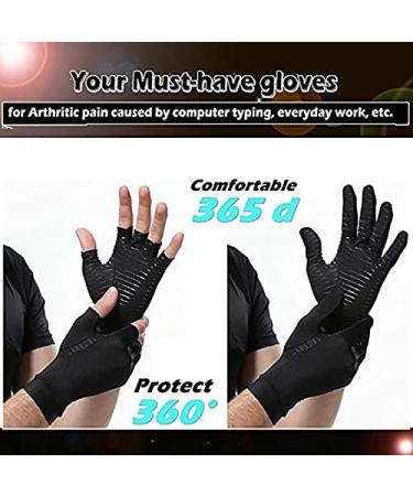 Plauauyt Arthritis Compression Gloves Women Men Relieve Hand Gloves for Typing Support for Joints Daily Support S - Buy Online on GoSupps.com