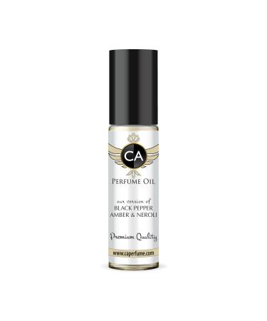 CA Perfume Impression of Black Pepper Amber & Neroli For Women & Men Body Oil Dupes Roll-On 0.3 Fl Oz/10ml