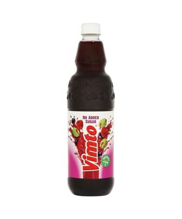 Vimto Fruit Juice Cordial origine Sans sucre ajout (1L) - Paquet de 2