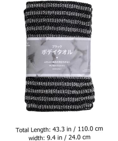 FOMIYES 1pc Bath Towel Exfoliating Washcloth Exfoliating Towel Long-Lasting Back Scrubber Practical Back Scrubber Japanese Towel Silicone Body Scrubber Back Exfoliator Cleaner Shower Bar - Buy Online on GoSupps.com