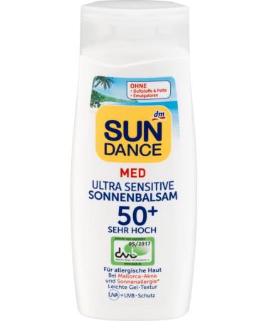 SUNDANCE Sunscreen Gel MED Ultra Sensitive SPF 50+ | 150 ml - Protect Your Skin Worldwide - Buy Online on GoSupps.com
