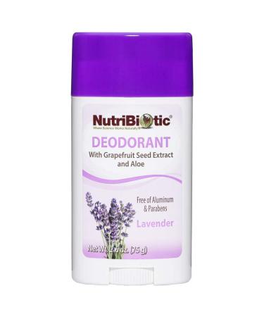 NutriBiotic Deodorant Lavender 2.6 oz (75 g)