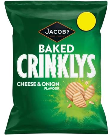 Baked Crisps Bundle Consisting of Jacob's Crinklys Cheese & Onion 90g (3 Pack) - Buy Online on GoSupps.com