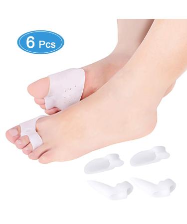 Hallux Valgus Toe Separator by Doact | Comfortable Silicone Gel for Hammer Toes | 3 Pairs - Effective Treatment - Buy Online on GoSupps.com