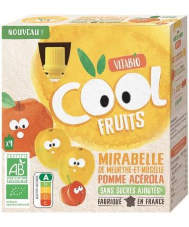 Vitabio - Cool Fruits mirabelle plum apple acerola 4x90g - Sold per unit - Buy Online on GoSupps.com