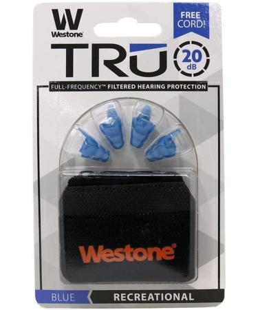 Westone WR20 TRU Universal Reusable Hearing Protection Ear Tips - 20 dB Advanced Filter Technology (Blue) - Buy Online on GoSupps.com