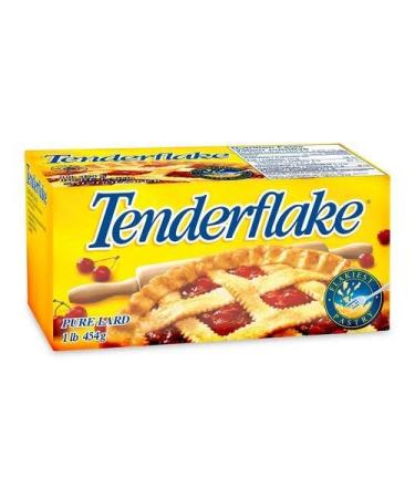 Canadian Tenderflake Pure Bakers Lard - 1 Pound 454 Grams
