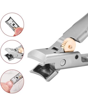 NCL Stainless Steel Large Toenail Clippers for Thick Nails - Best Clippers for Men, Women, Seniors - Silver - Buy Online on GoSupps.com