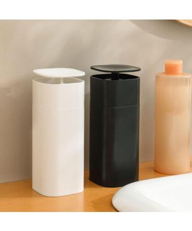 DOITOOL Push Down Empty Pump Dispenser Bottle - Ideal for Nail Polish & Makeup Remover - Black - Buy Online on GoSupps.com