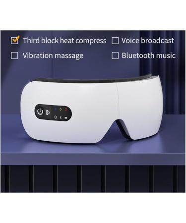 BYCUFF Eye Massager - Vibration & Hot Compress Bluetooth Music LED Display | Relieve Eye Fatigue International Shipping - Buy Online on GoSupps.com