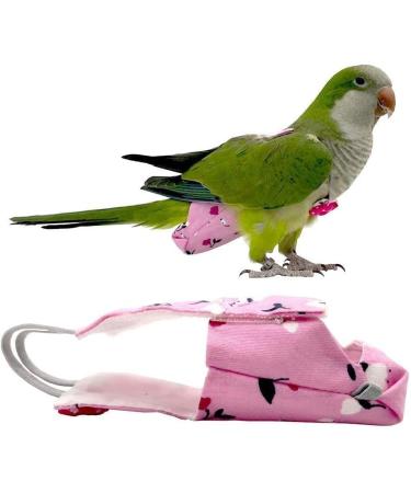 Buy Colorful Parrot Diapers - Washable Flight Clothes for Birds | Cute Fruit & Flower Patterns for Pigeons & Pets - Buy Online on GoSupps.com