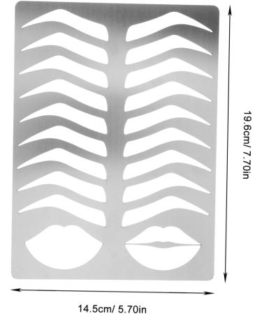  FOMIYES FOMIYES Metal Eyebrow Stencil for Lips and Eyebrows Practice Stencil for Beauty - Buy Online on GoSupps.com
