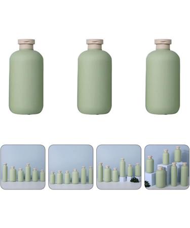 minkissy 3pcs Flip Cap Shampoo Bottles Empty Sub Package Squeeze Bottles Shower Gel Bottle Refillable Containers for Shampoo Lotions Cream Wash Conditioner Green 12.8x5.8cm - Buy Online on GoSupps.com