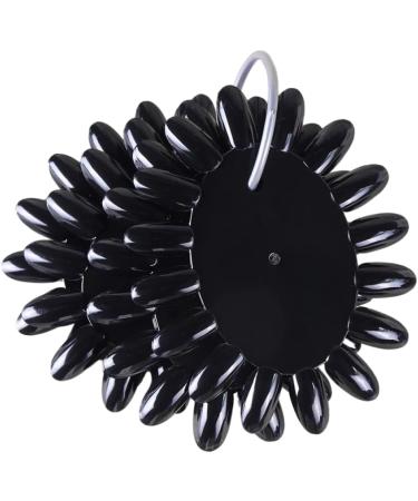 False Nail Swatches Nail Polish Color Display Wheels Palette Manicure Tool Black Brushes beautymisc - Buy Online on GoSupps.com