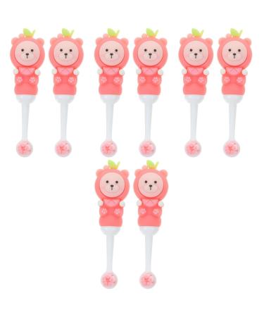 Ipetboom 8 STK children's toothbrush with soft bristles bristle hand toothbrush children's toothbrush travel toothbrush sweet children's toothbrush toothbrush for toddlers at the age of 0 9 years of caricature