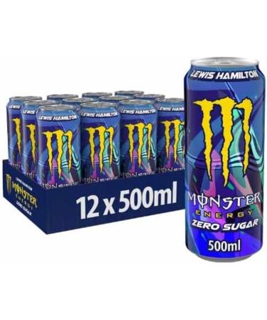 Monster Lewis Hamilton Zero/No Sugar 24 x 500ml - Buy Online on GoSupps.com