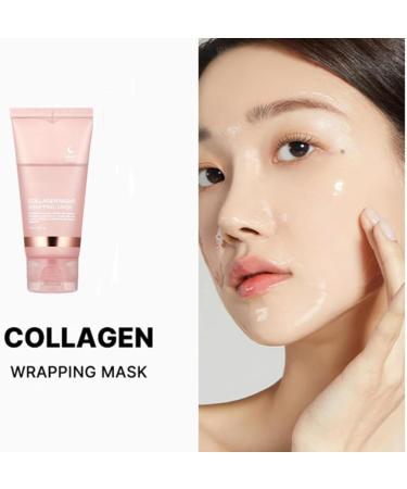 Collagen Night Wrapping Mask Collagen Overnight Wrapping Peel Off Facial Mask Bio Collagen Face Mask Overnight for Smooth & Youthful Skin - Buy Online on GoSupps.com