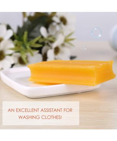 Laundry Soap Bar Floral Fragrance Washing Soap Stain Remover Household Supplies for Cleaning Washing Clothes Clothing Fabric - Buy Online on GoSupps.com