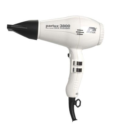 Parlux Eco Friendly 3800 Hair Dryer - White | eco-friendly professional hairdryer for all hair types | Fast International Shipping - Buy Online on GoSupps.com