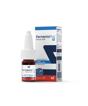 Sterilfarma srl FERMENTA PLUS D3 oral suspension in a 5 ml bottle with dropper tip