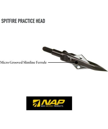 New Archery Products Spitfire 100 Grain Bowhunting Practice Head - Compatible with All Spitfire Models - Buy Online on GoSupps.com