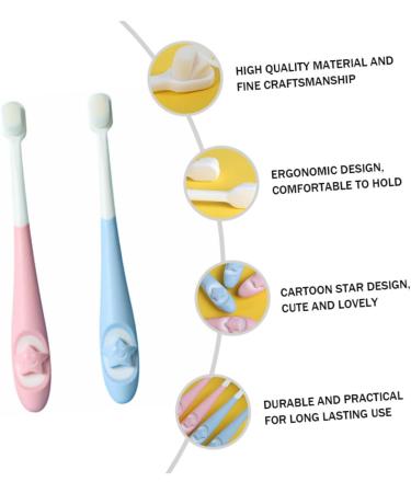 Beavorty 2pcs Infant Toothbrush Set - Perfect Teeth Cleaning Gift for Babies - International Shipping Available - Buy Online on GoSupps.com