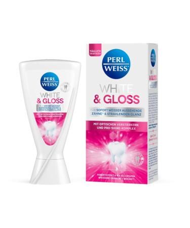 Perlweiss White & Gloss Pro-Shine complex for visible immediate effect noticeably whiter teeth 50ml - Buy Online on GoSupps.com