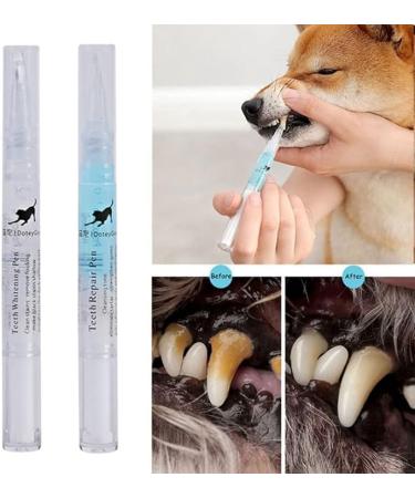 Natural Plant Substance|Pet Teeth Repairing Kit|Pet Dog/Cat Teeth Cleaning Pen for Dental Care|Pet Teeth Whitening Pen Tool - Buy Online on GoSupps.com