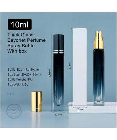 Refillable 10ml Spray Bottles - Gradient Blue Man Parfum for Travel | Portable Perfume Bottles (SilverX HH - Buy Online on GoSupps.com