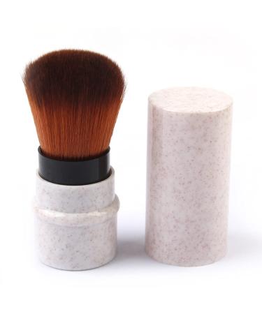 RN BEAUTY Retractable Makeup Brush Set with Cover - Apricot - Buy Online on GoSupps.com
