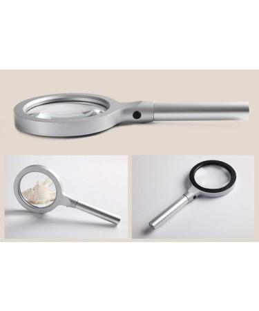 Handheld Portable 10 Times Glass with LED Children's Elderly Reading HD high Power Optical Lens Good Times - Buy Online on GoSupps.com