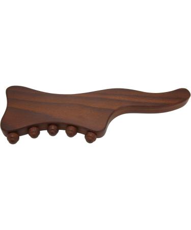 Short Massage Stick Roller | Enhance Blood Circulation & Relieve Muscle Tension with Wooden Gua Sha Stick for Shoulders | Buy Internationally - Buy Online on GoSupps.com