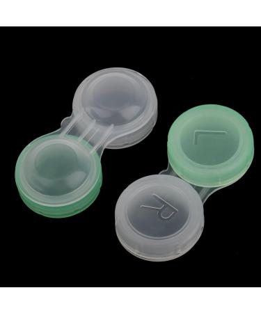 SM SunniMix 10pcs Green Transparent Contact Lens Case - Durable Storage Containers for Safe Lens Care - Buy Online on GoSupps.com