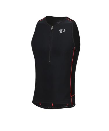 PEARL IZUMI Elite Pursuit Tri Singlet Medium Black/Fiery Coral