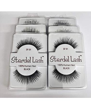 Stardel False Eyelashes #SF01 (Pack of 6)