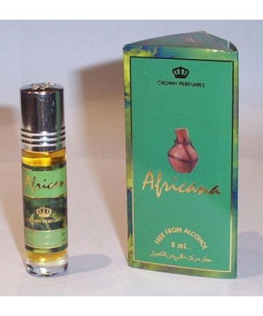 Africana - 6ml (.2oz) Roll-on Perfume Oil by Al-Rehab (Crown Perfumes) (Box of 6) - Buy Online on GoSupps.com