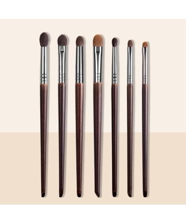 Makeup brushes 7-piece makeup kit full professional tapered applicator brush natural hair goat eye shader Makeup brush set - Buy Online on GoSupps.com